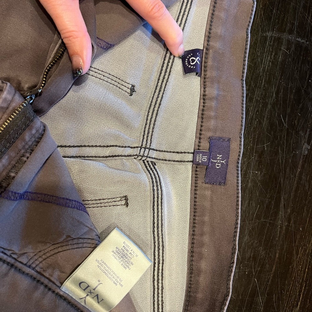 NYDJ 10 Grey jeans pants